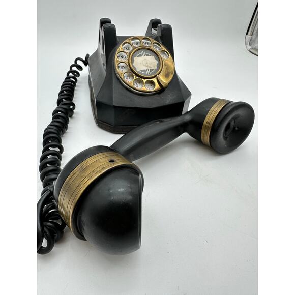Antique Phone 1930s Automatic Electric Monophone Black Rotary Telephone Box RARE - Picture 16 of 16